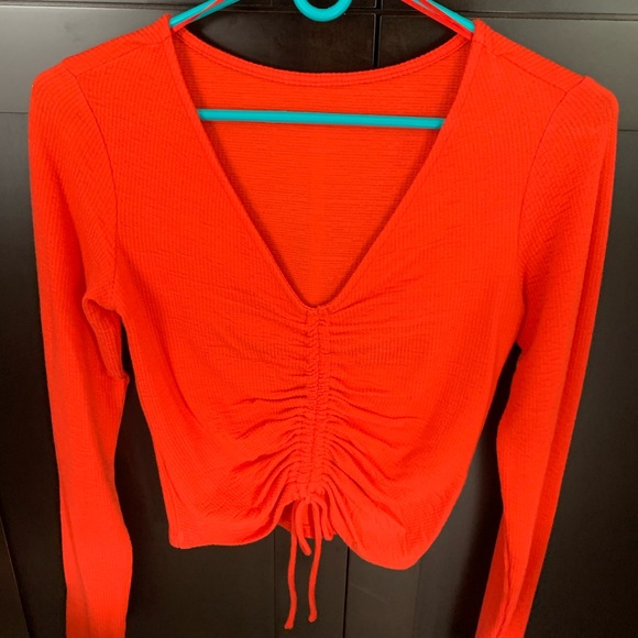 Dynamite Long Sleeve Crop Top- Size Small - Picture 1 of 2